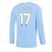 Manchester City Kevin De Bruyne #17 Voetbalkleding Thuisshirt 2023-24 Lange Mouwen